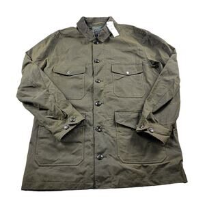 Todd Snyder English Oil Cloth Cruiser Barn Jacket size Olive XL NWT $498